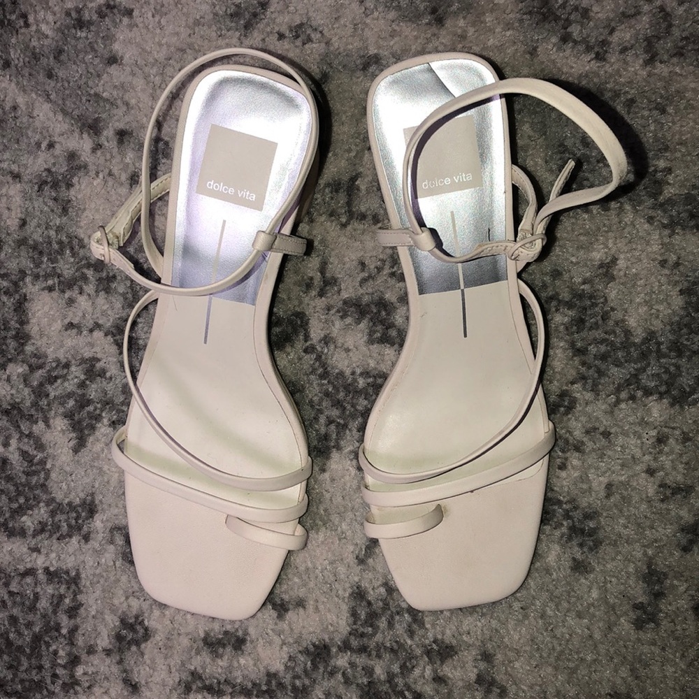 Never Worn Dolce Vita strappy block heel sandals